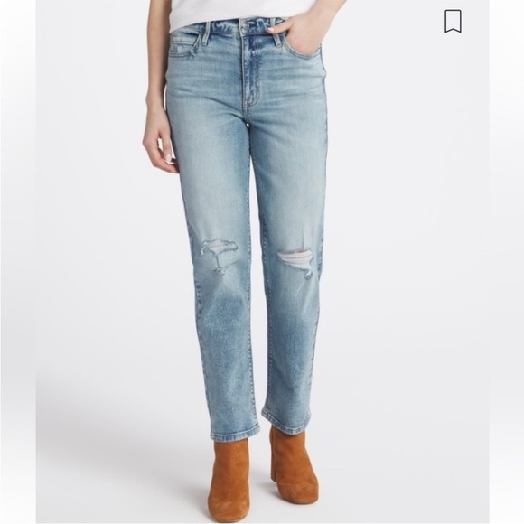 NWT Studio Blue Stitch Fix High Rise Classic Straight Leg Jeans Size 6 Indigo - Picture 1 of 7